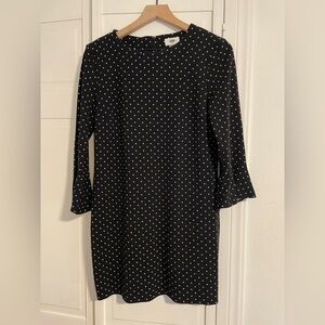 Midi Black Polka Dot Dress